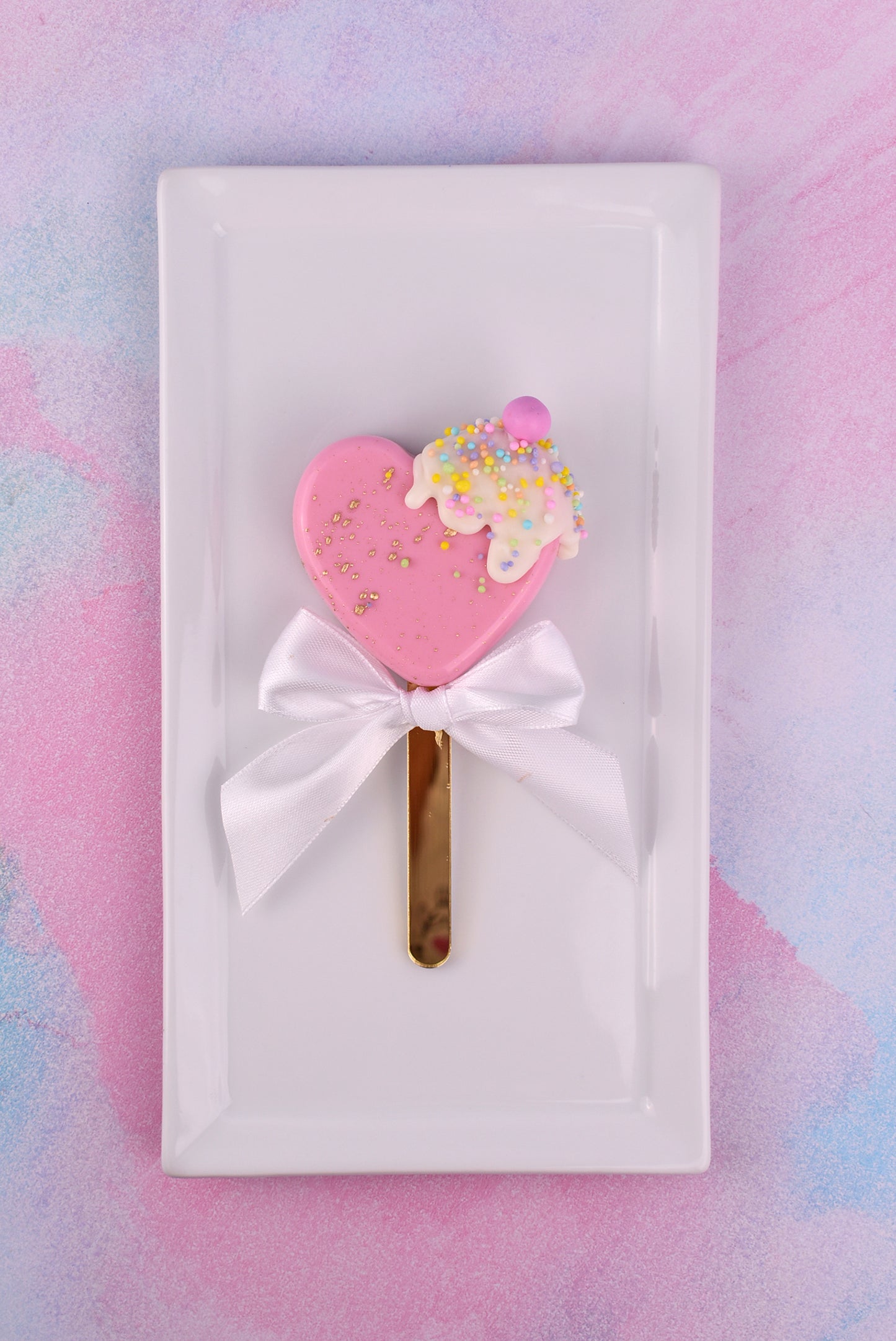 Heart Cakesicles