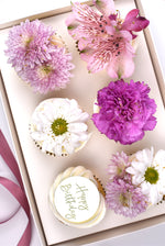 Fresh Flower Cupcakes