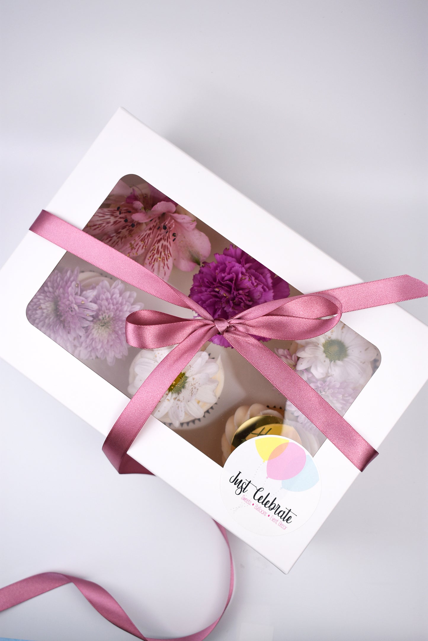 Fresh Flower Cupcakes