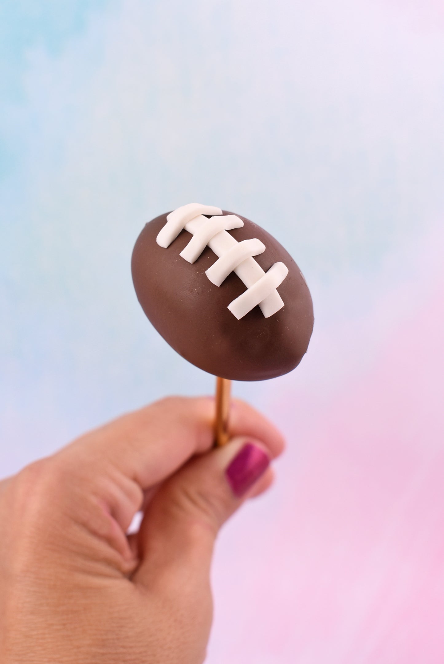 Football Cake Pops