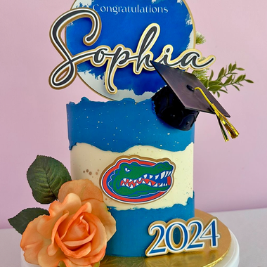 Swamp Success Graduation Cake