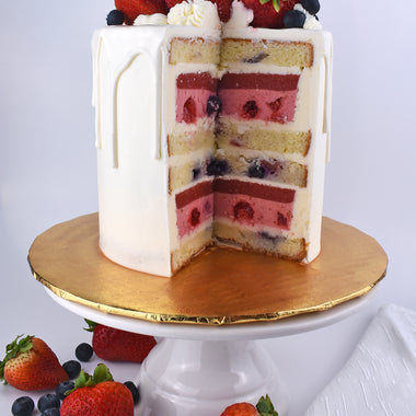 Mixed Berry Layer Cake