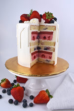 Mixed Berry Layer Cake