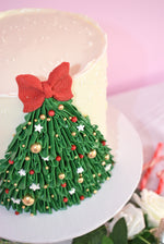 Enchanting Christmas Tree Cake