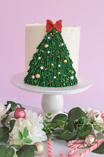 Enchanting Christmas Tree Cake