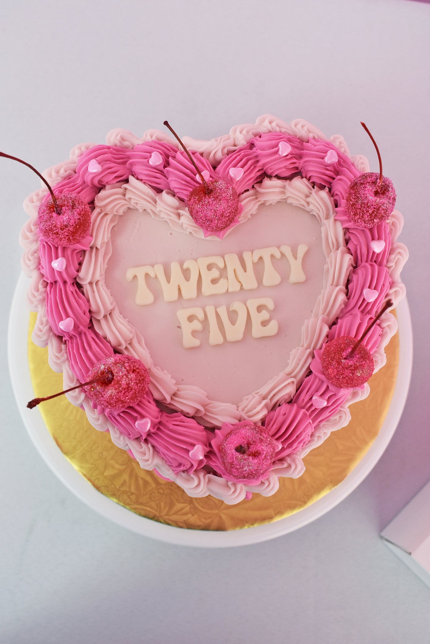 Vintage Heart Cake