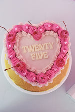 Vintage Heart Cake