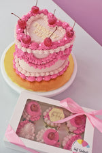 Vintage Heart Cake
